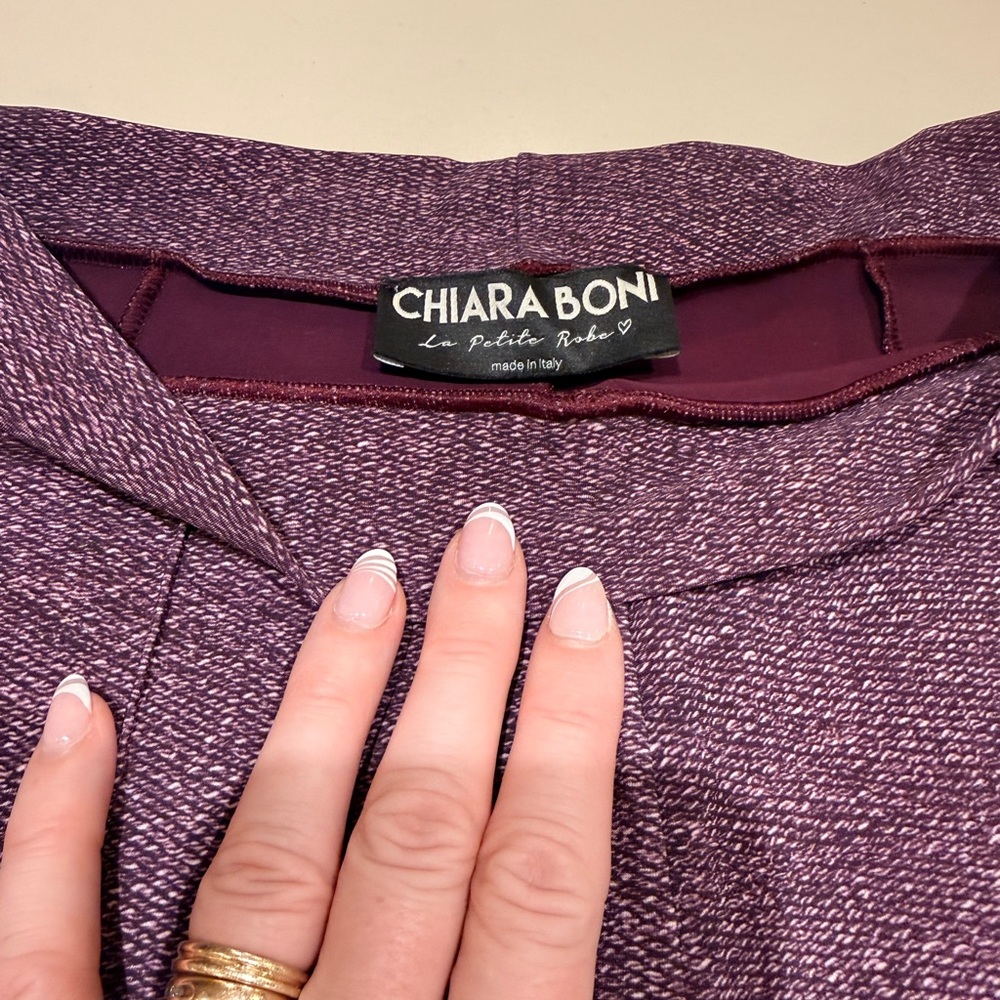 Chiara Boni Plum Wide Leg pants from Saks Fifth Ave